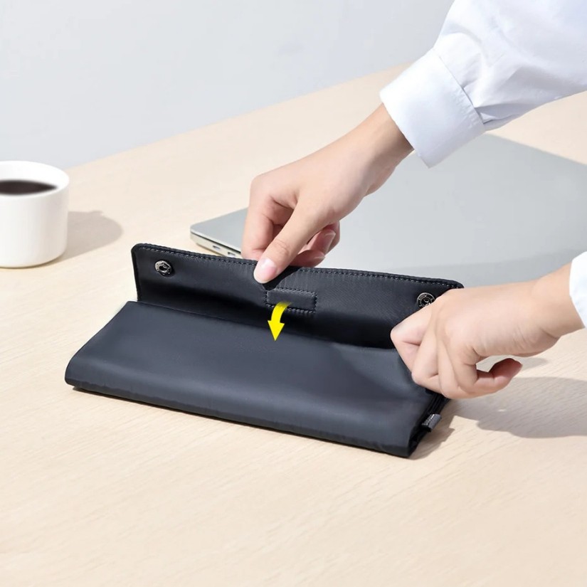 Túi xếp vải dù, chống thấm Baseus Folding Series Laptop Sleeve đựng Macbook/ Tablet