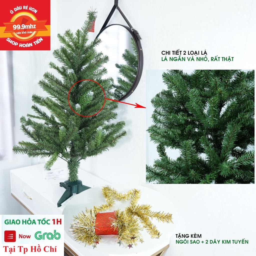 Cây Thông Noel Mini 90cm Đủ Phụ Kiện Trang Trí Noel Giáng Sinh - Cây Thông Mini Để Bàn Có Đèn Full Phụ Kiện