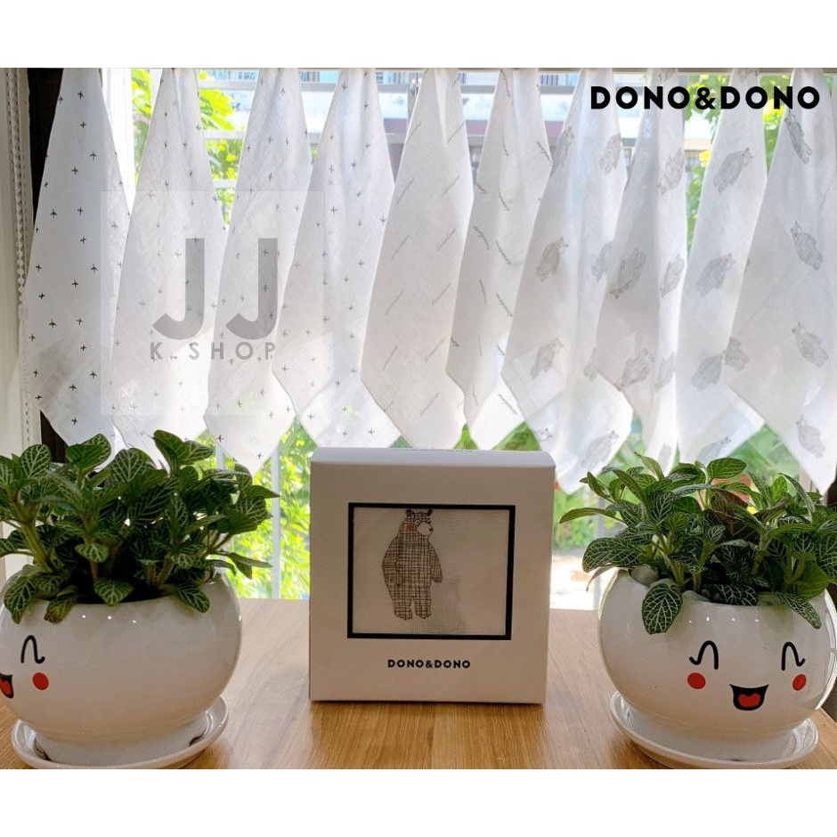 Khăn Sữa Hàn Quốc DONODONO Cho Bé Set 10 Khăn / Set 5 Khăn
