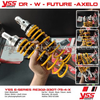 Phuộc YSS E-Series Honda Wave/Dream/Future GOLD new 2020