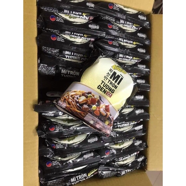 Thùng 20g Mỳ Trộn Tương đen Koreno date 2/2024