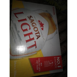 Bia Sagota Light 330ml x 24 lon