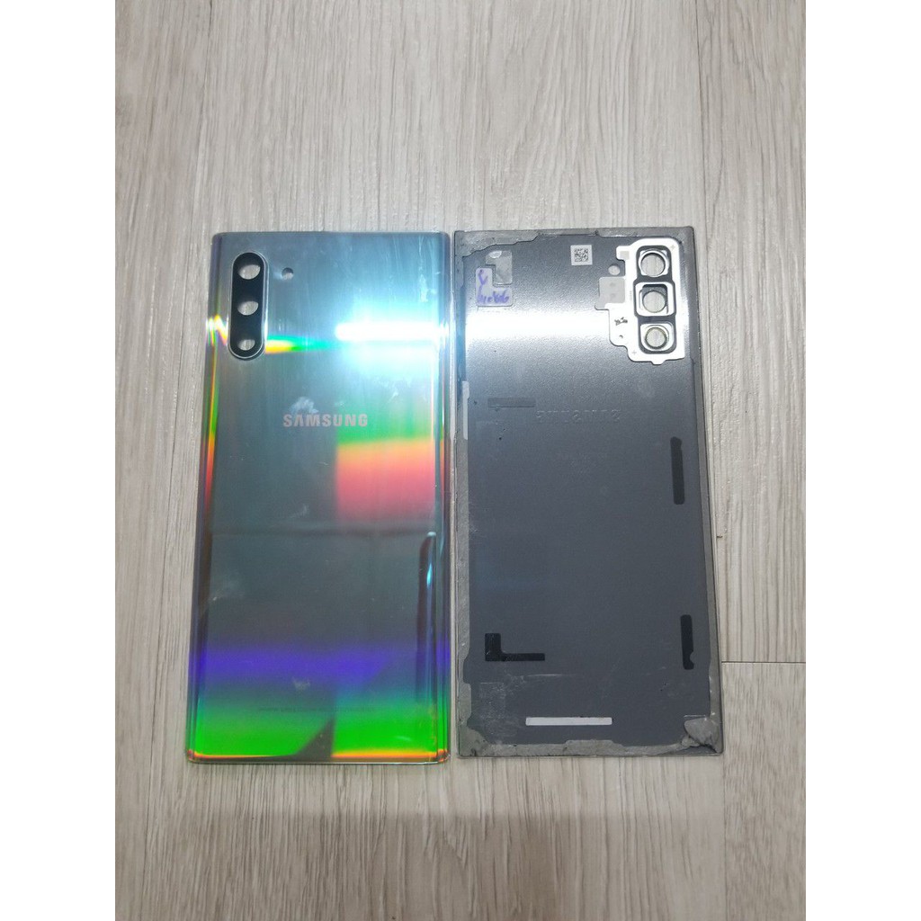 Nắp lưng samsung galay note 10 zin bóc máy/kính lưng samsung note 10 nhỏ có sẵn kính cam/n970