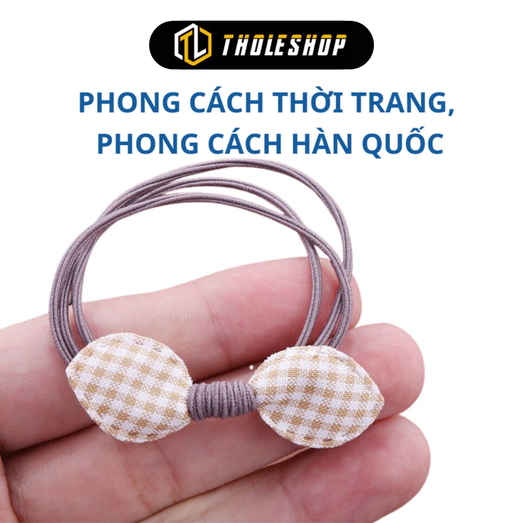 Dây Thun Cột Tóc - Dây Buộc Tóc Phối Nơ Hàn Quốc Dễ Thương Cho Nữ, Giao Ngẫu Nhiên 1072