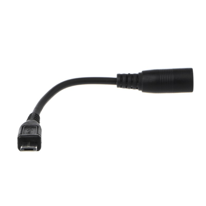 Cáp chuyển đổi cổng cắm DC sang đầu cắm Micro USB chống thấm nước cỡ 5.5*2.1mm