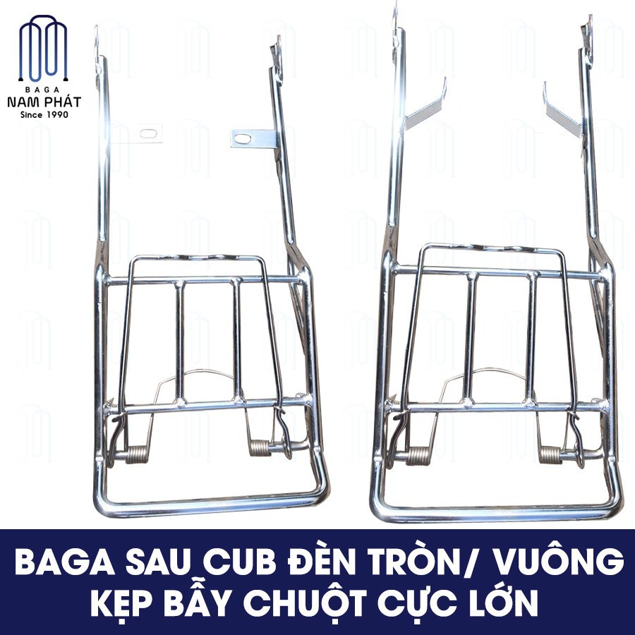 Baga sau hậu Cub Đèn Vuông/Tròn Kẹp Bẫy Chuột Cực Lớn Đặc