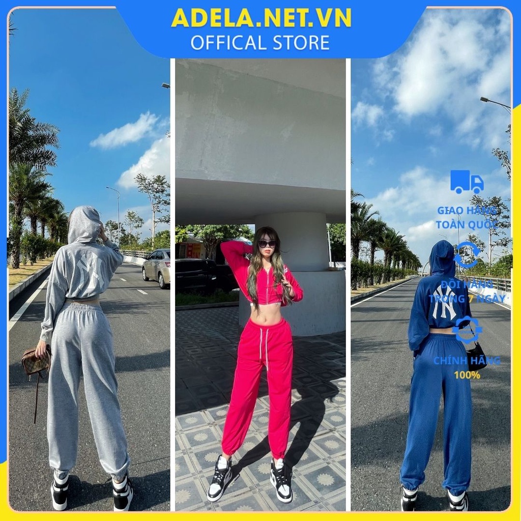 Bộ thể thao nữ, bộ thể thao nữ thu đông, set thể thao nữ, đi phố, tập gym yoga erobic NY - Hàng cao 