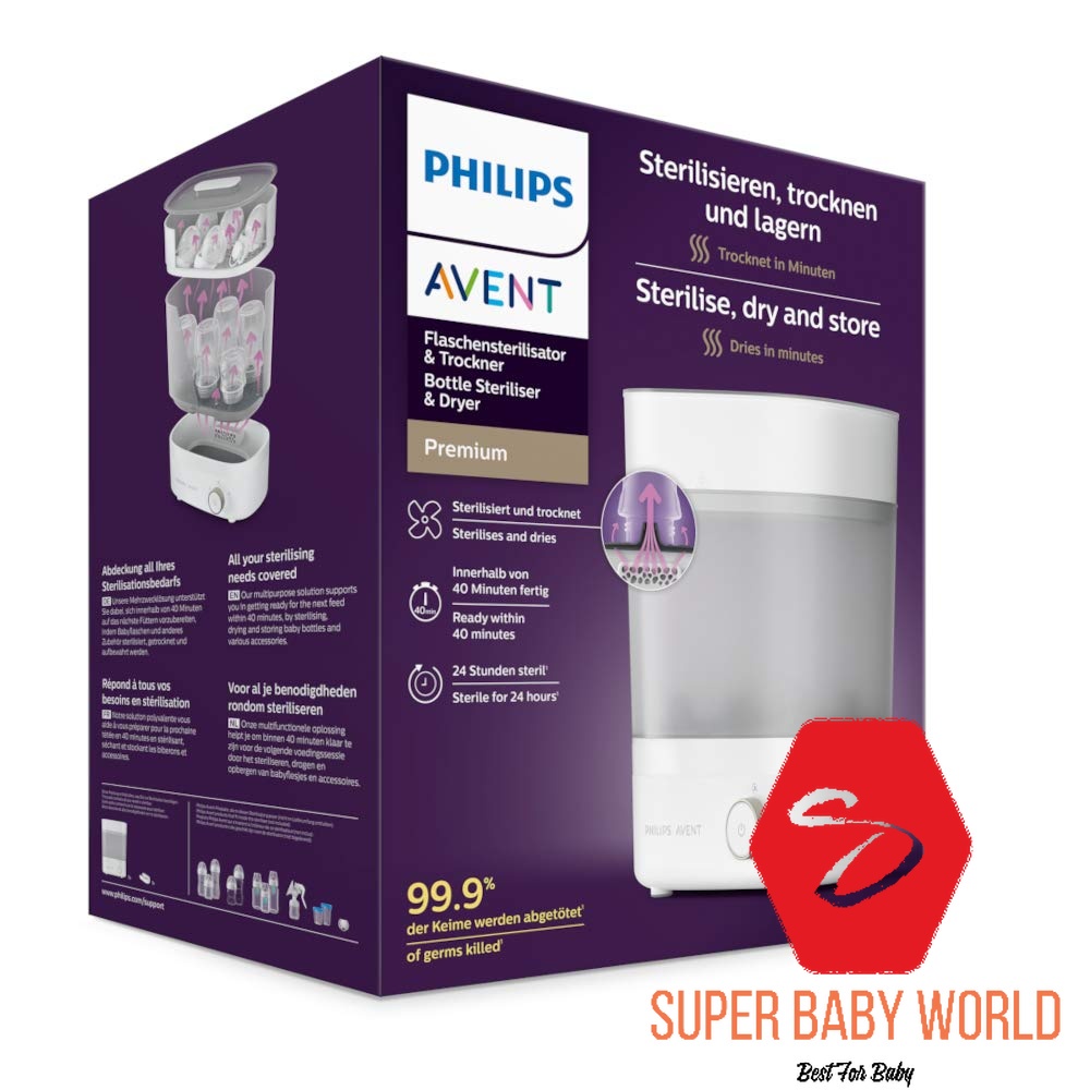 Máy tiệt trùng sấy khô bình sữa 3 in 1 Philips Avent Phiên bản 2.0 scf293.00