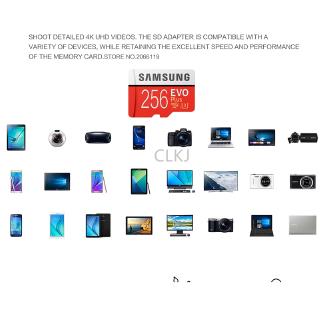 Clkj thẻ nhớ samsung evo plus micro sd 32g / 64g / 128g class10 thẻ nhớ c10 tf / sd