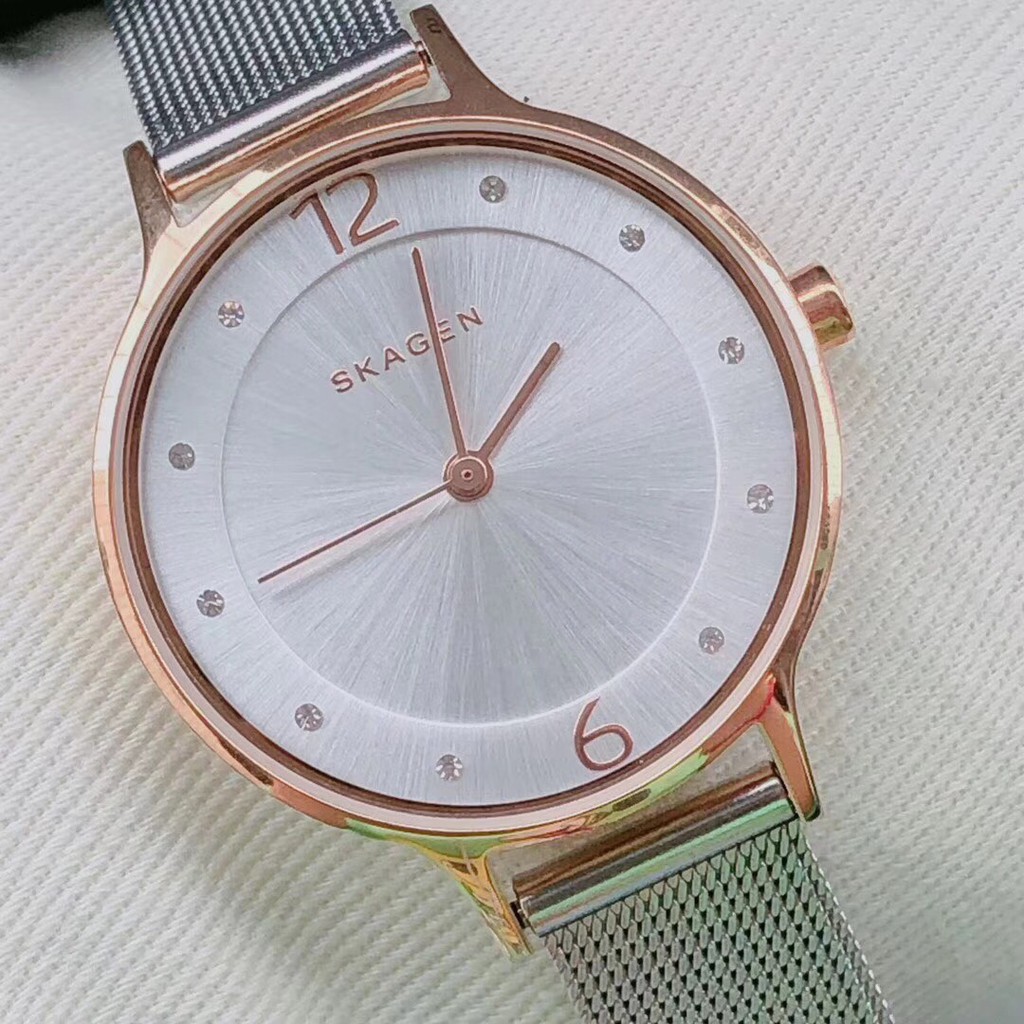 ĐỒNG HỒ NỮ SKAGEN ANITA DÂY LƯỚI SIZE 30MM ( 4 MÀU)