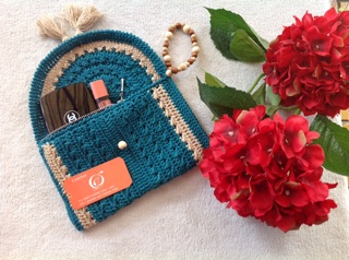 Tui len cầm tay handmade