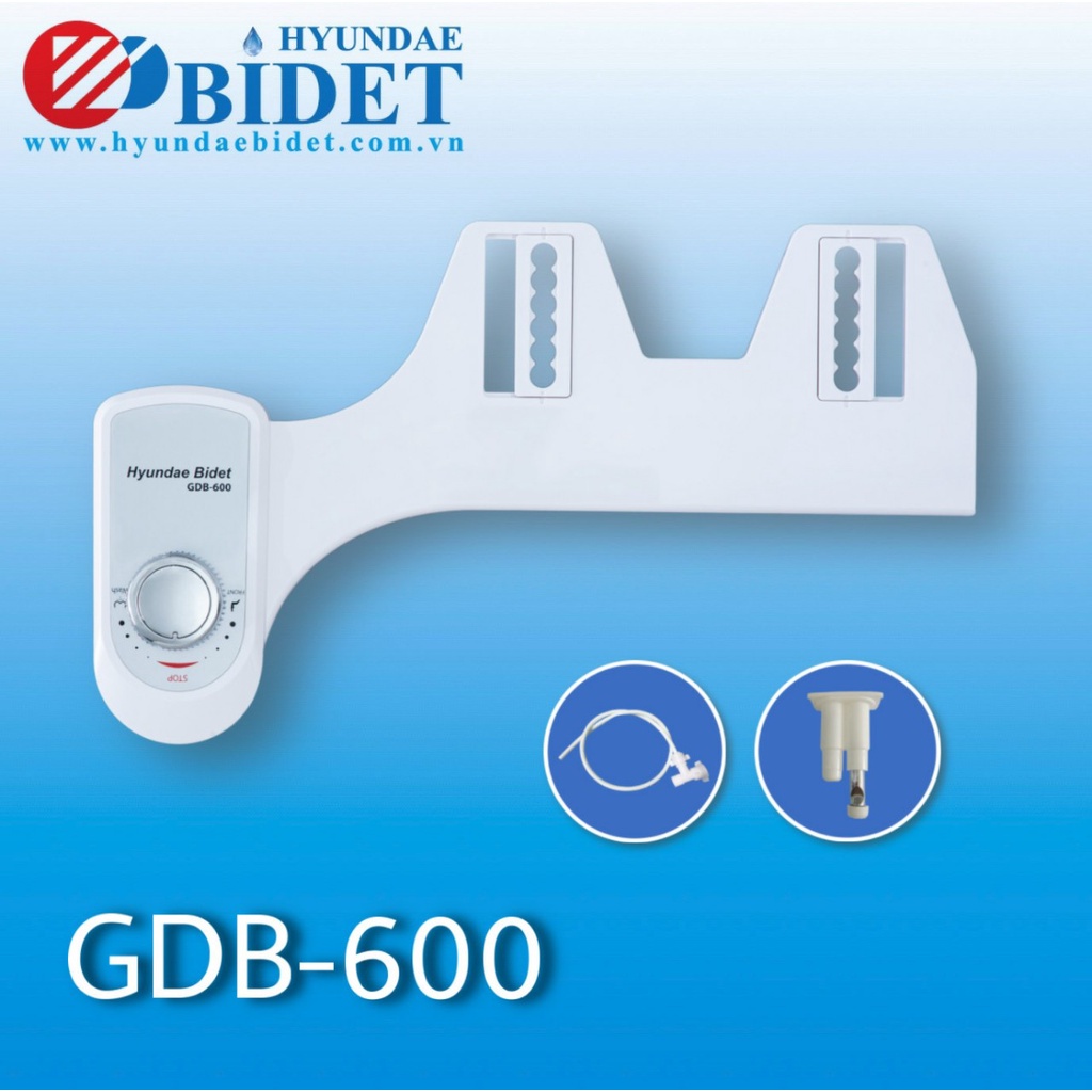 VÒI XỊT THÔNG MINH Hyundea bidet GDB-600 mã cũ lb201 NẮP XỊT TỰ ĐỘNG bão hành chính hãng 03 năm