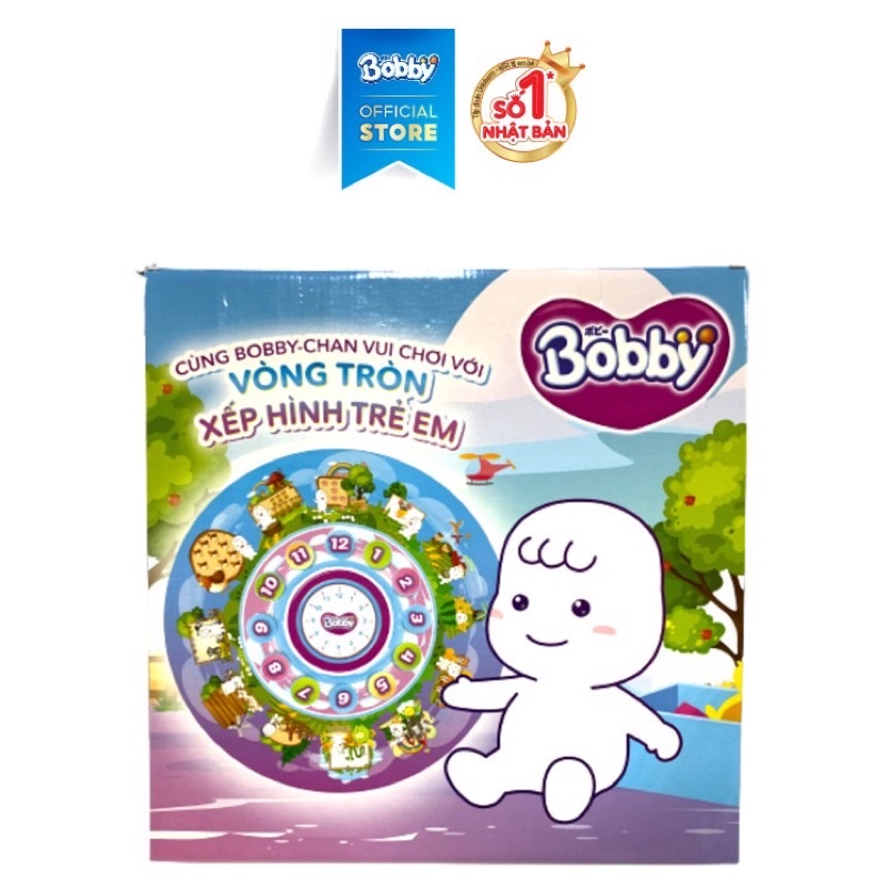 Bộ đồng hồ vòng tròn lắp ghép xếp hình thông minh quà tặng từ Bobby