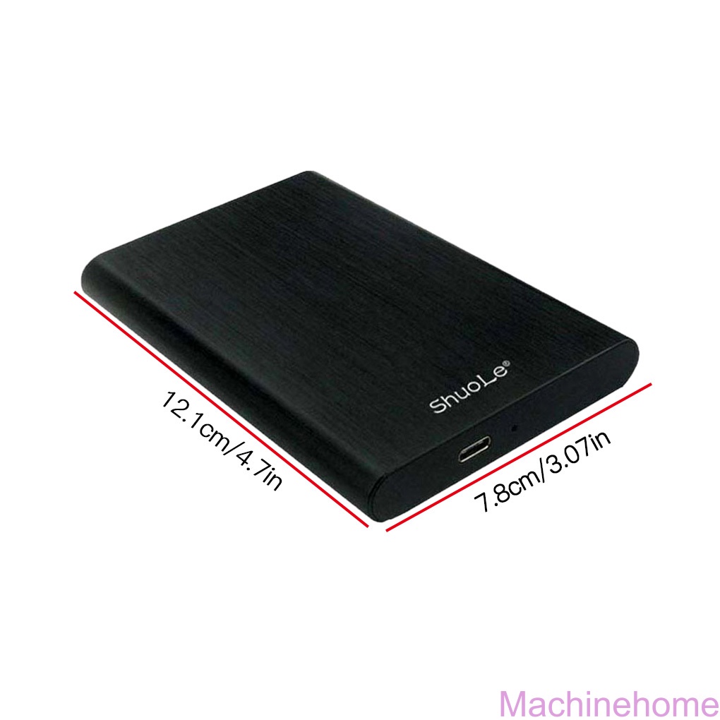MC-2 5 Inch Type-c Hard Drive Enclosure SATA SSD USB 3 0 Aluminum Alloy Box Case HHD Enclosure