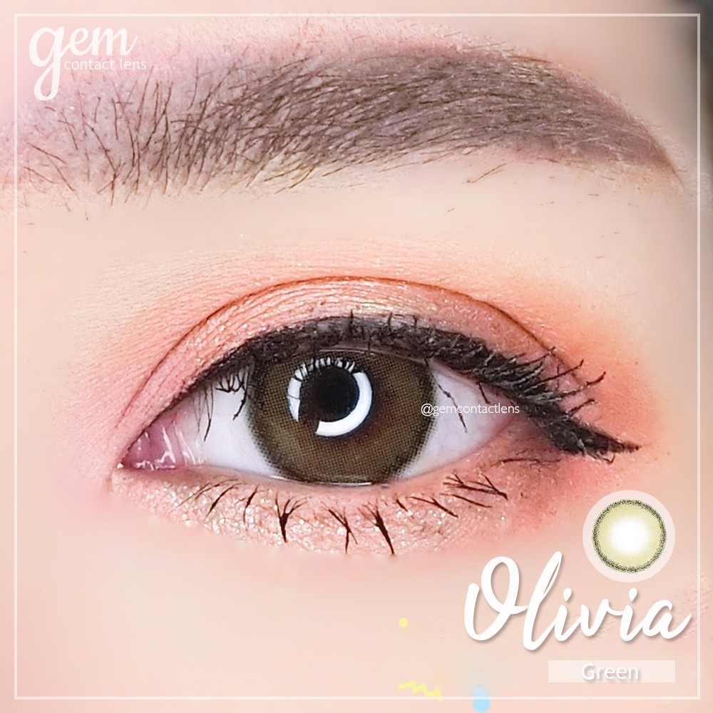 Áp Tròng OLIVIA GREEN Ẩm Cao 55% HSD 6Tháng Lens Xanh Rêu Olive Không Giãn Viền Mỏng Hottrend Đủ Độ Có Lệch Mắt Nhạy Cảm