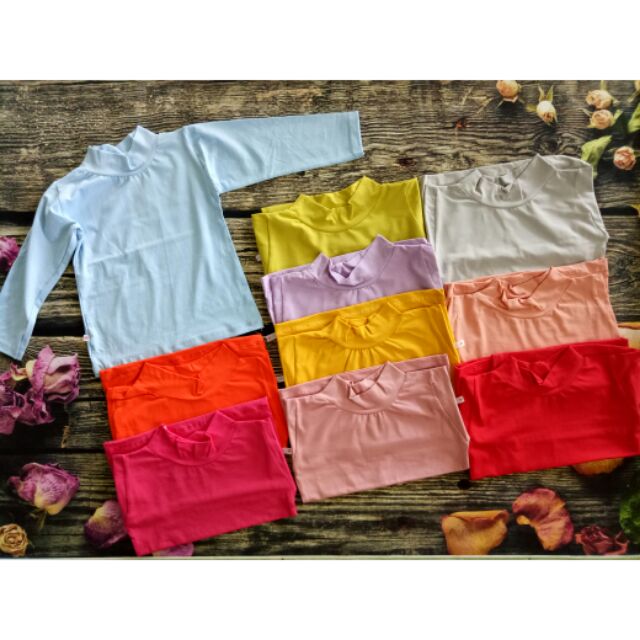 Combo 75 áo cổ tròn cho bé