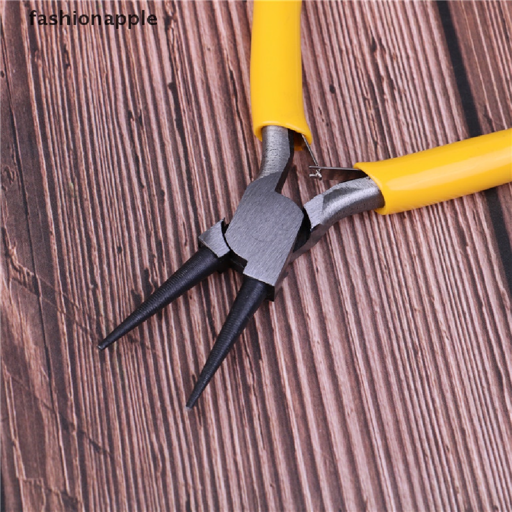 Kìm Mũi Tròn Mini Bằng Thép Carbon Làm Trang Sức Thủ Công