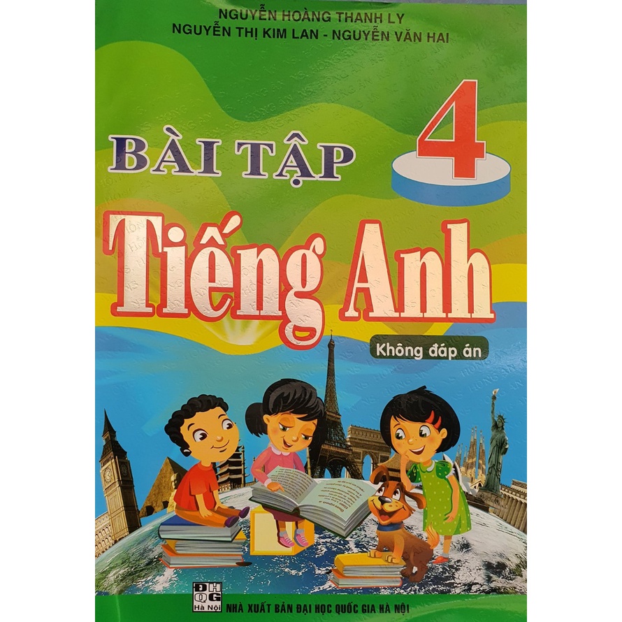 Sách - Bài Tập Tiếng Anh 4 (Không Đáp Án - bc)