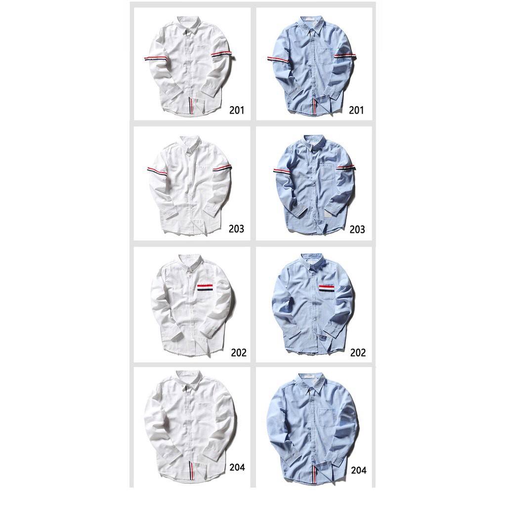 (Áo quốc dân) Áo sơ mi kẻ sọc tay đỏ đủ size Nam/Nữ hàng chuẩn (ORDER ) | BigBuy360 - bigbuy360.vn