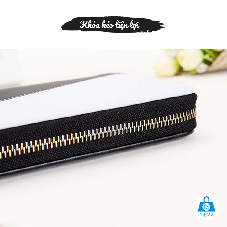 [Mã FAMAYWA2 giảm 10k đơn từ 50k] {Hàng Mới Về} Ví Da Nữ Dáng Dài Ba Màu Độc Đáo NEVA8210 | BigBuy360 - bigbuy360.vn