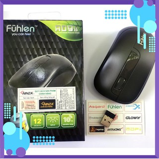 [Tặng mã 50k] Chuột không dây Fuhlen A09B - Có pin đi kèm - Tem ninza chính hãng - BH 12 tháng [Xả kho]