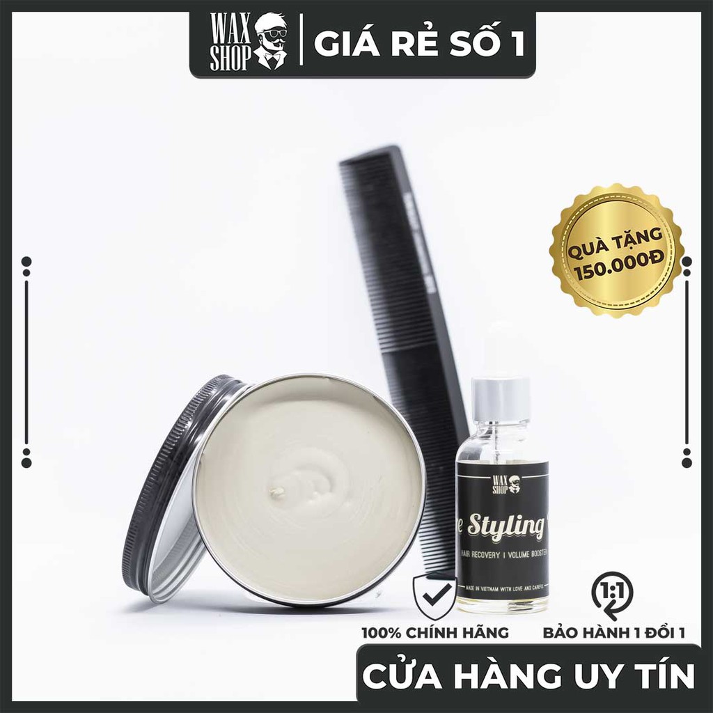 Sáp Vuốt Tóc Dapper Dan Ultra Matte ⚡[Chính Hãng]⚡Siêu Giữ Nếp Tóc tới 24 Tiếng, Tặng Kèm Pre-Styling Oil và Lược