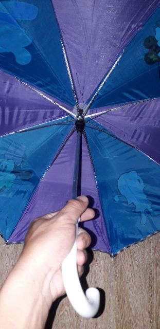 Chiếc ô dù đi mưa hoặc nắng có 8 nan bằng thép không gỉ dài 60 cm