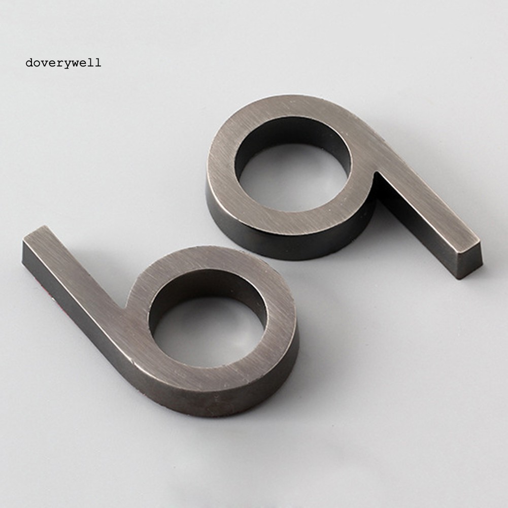 Bảng Số Phòng 6cm Mạ Vàng In Chữ Số Cho Trang Trí