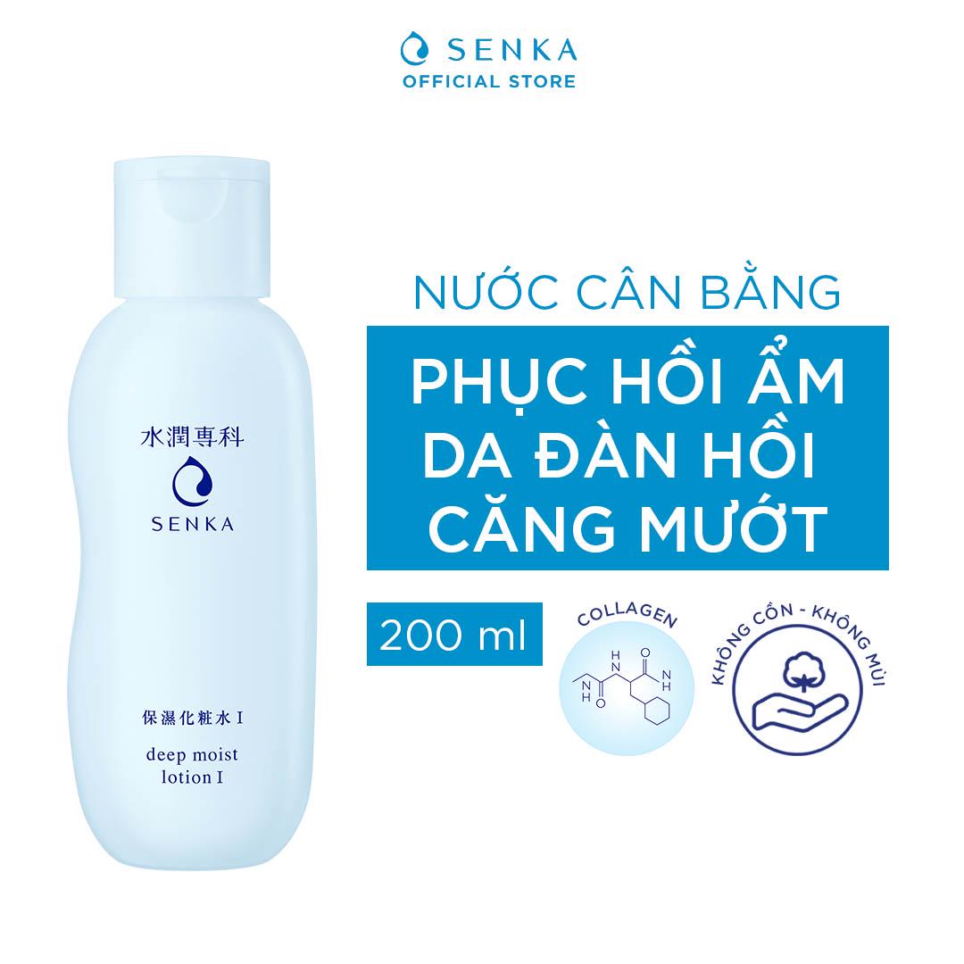 Nước cân bằng và dưỡng ẩm chuyên sâu Senka deep moist lotion 200ml_15917