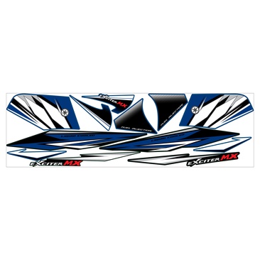 Tem Rời Exciter 2010 màu xanh trắng đen