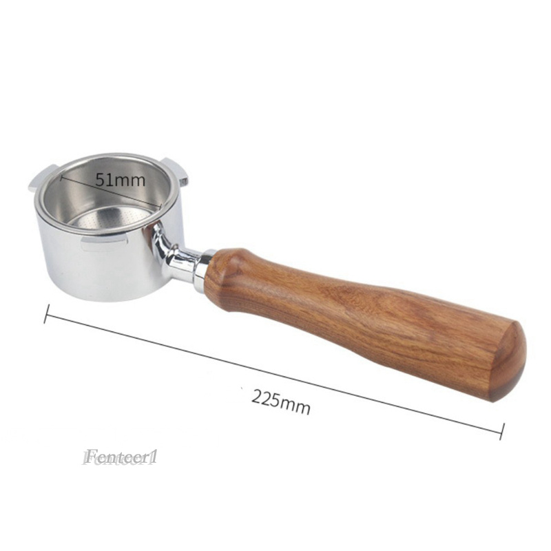 Máy Pha Cà Phê Delonghi 51mm Không Đáy Bằng Nhựa Màu Đen Fenteer1