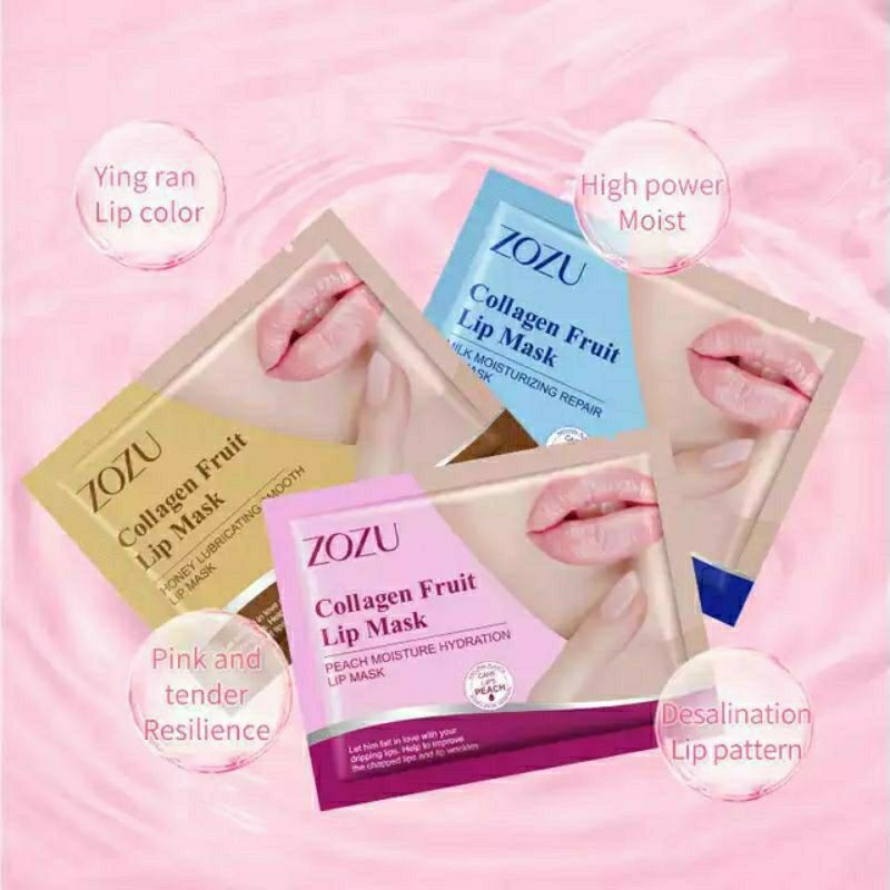 (Hàng Mới Về) Mặt Nạ Môi Zozu Tinh Chất COLLAGEN Trái Cây 15 Miếng | BigBuy360 - bigbuy360.vn