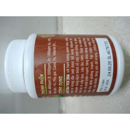 Phân Bón Vi Lượng TỐT RỂ MẬP MẦM AC - TAI VOI 206 Hũ 100g