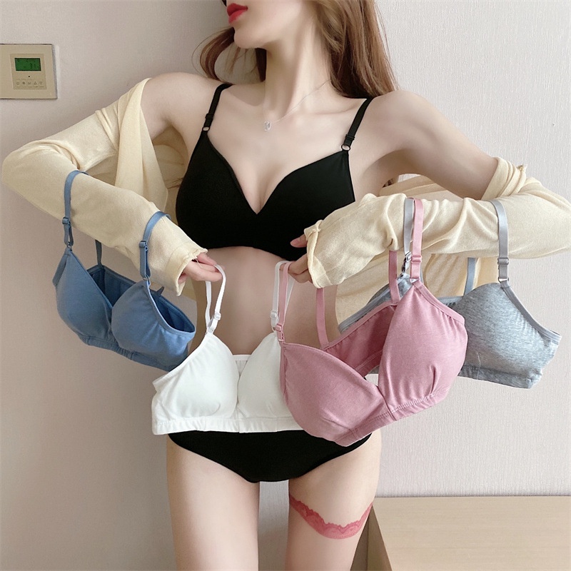 Áo ngực nữ chất cotton - Áo lót nữ không gọng đệm mỏng thời trang sành điệu VALICA B038