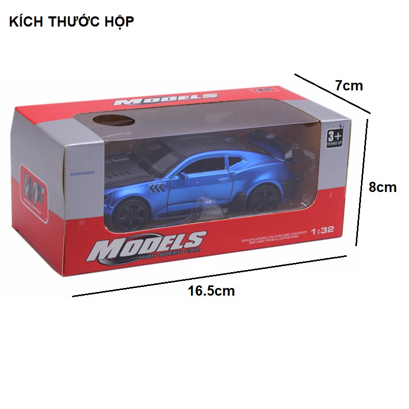 Xe mô hình ô tô Chevrolet Camaro Bumblebee mini tỉ lệ 1:36 đồ chơi trẻ em xe bằng hợp kim có âm thanh và đèn sáng