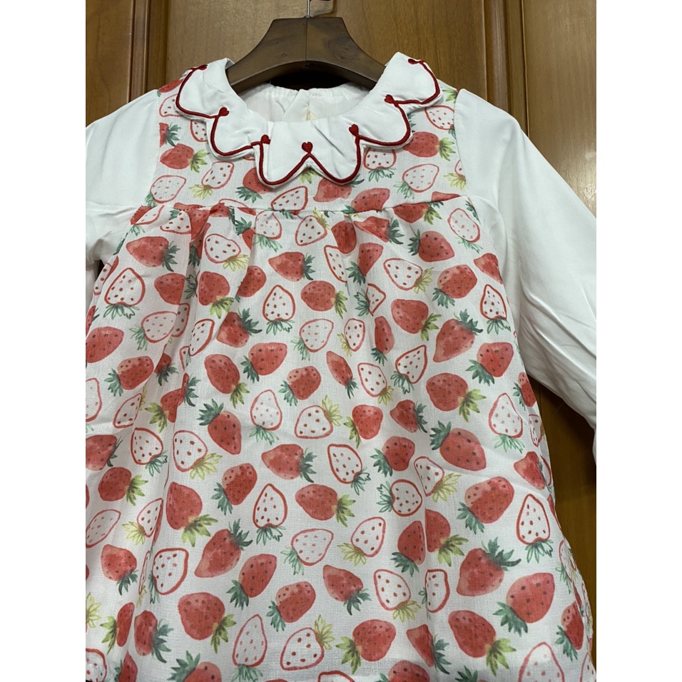 Váy Dâu Tây Cho Bé Gái Size 8-16kg