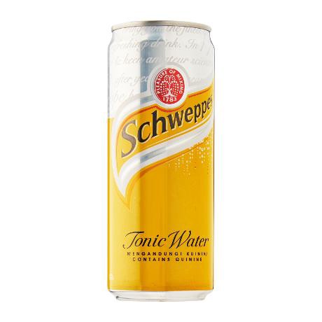 Soda Schweppes tonic water 330ml thùng 24 lon