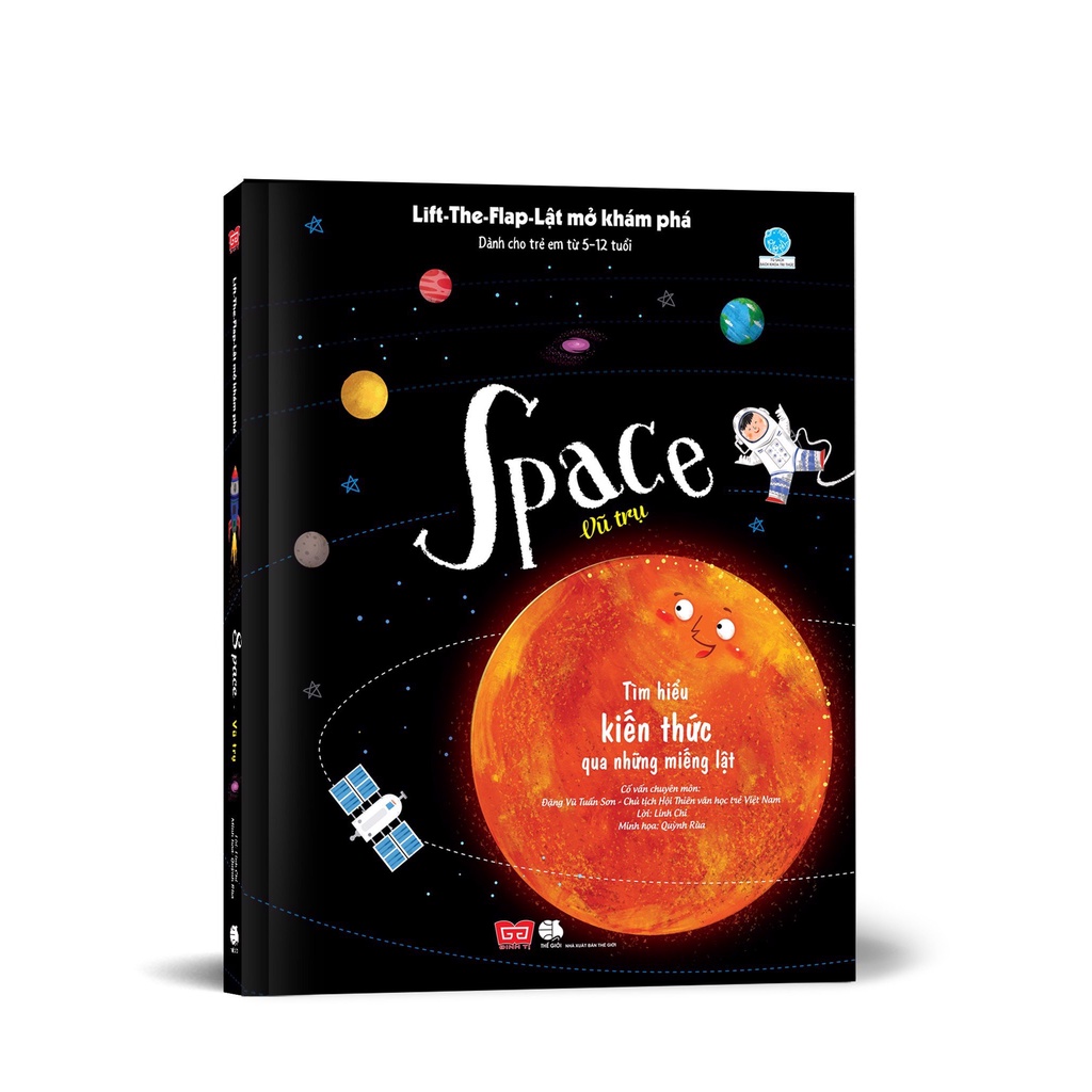 Sách-Lift-The-Flap-Lật mở khám phá - Space - Vũ trụ