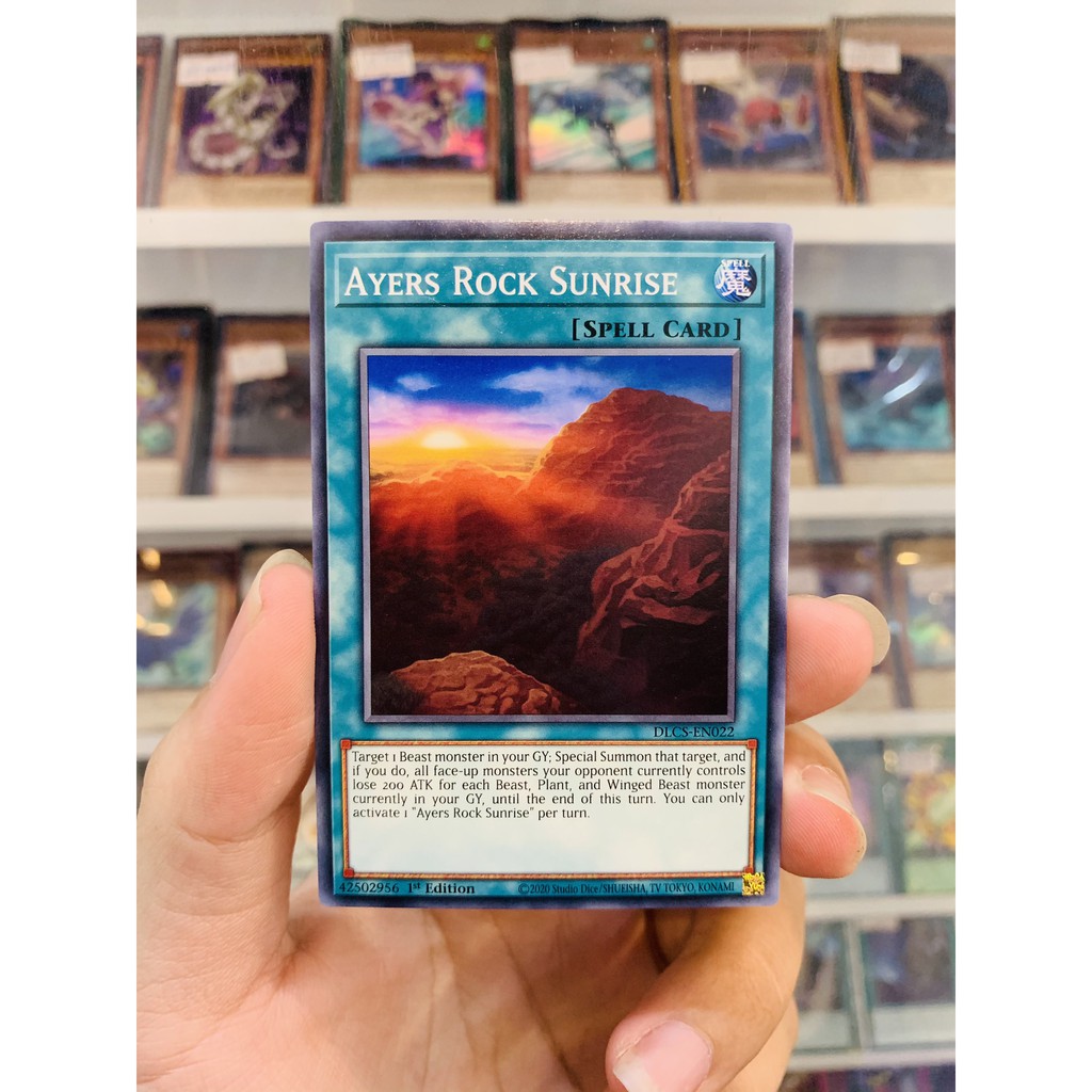 Thẻ Bài Lẻ YugiOh Mã DLCS-EN022 - Ayers Rock Sunrise - Common - 1st Edition