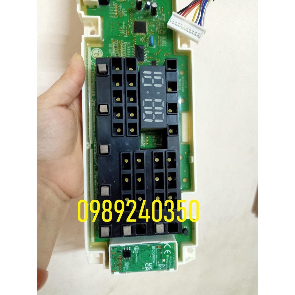 Bo mạch hiển thị máy giặt LG 9kg FC1409S4W cửa ngang