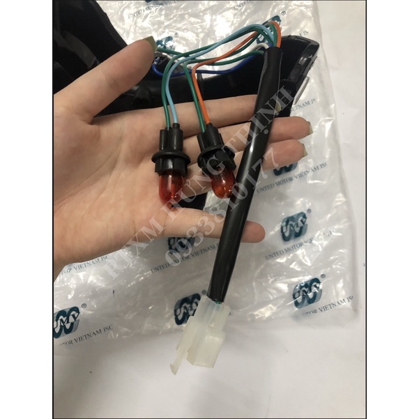 Bộ Choá Đèn + Xi Nhan UMV Dày Đẹp xe Wave A 50,wa 100,waS100,wa RS100,wa cá100/wa110