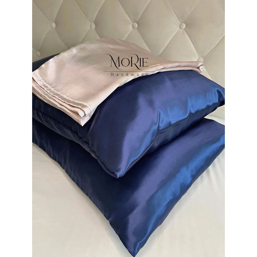 Vỏ Gối Lụa 100% Mulberry Cao Cấp ngăn nếp nhăn, chống lão hóa da và xơ rối tóc - Mulberry Silk Pillowcase