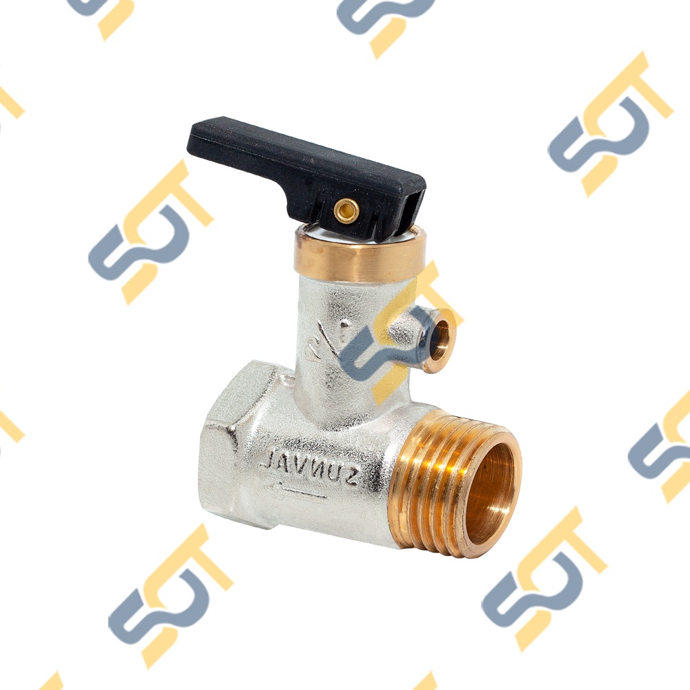 [BÌNH NÓNG LẠNH] Van giảm áp 1 chiều điều áp nguồn nước kết nối ren ngoài &amp; ren trong G 1/2 (21) - Đồng thau mạ niken