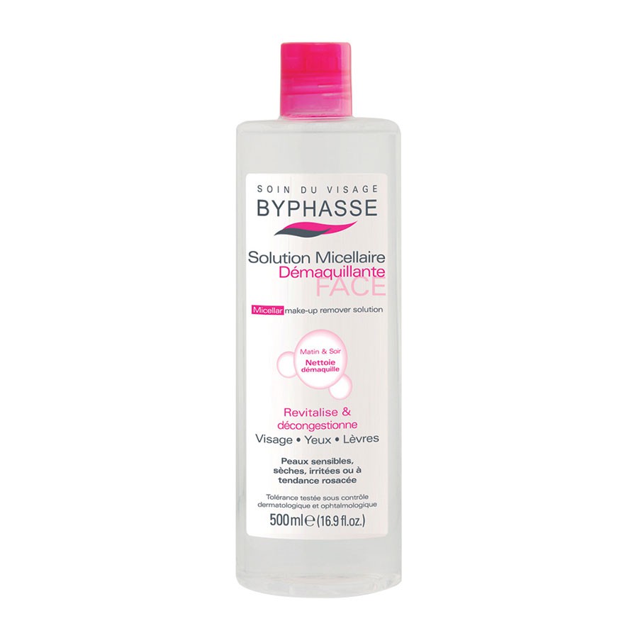 Nước tẩy trang Byphasse Solution Micerallaire Face 500ml