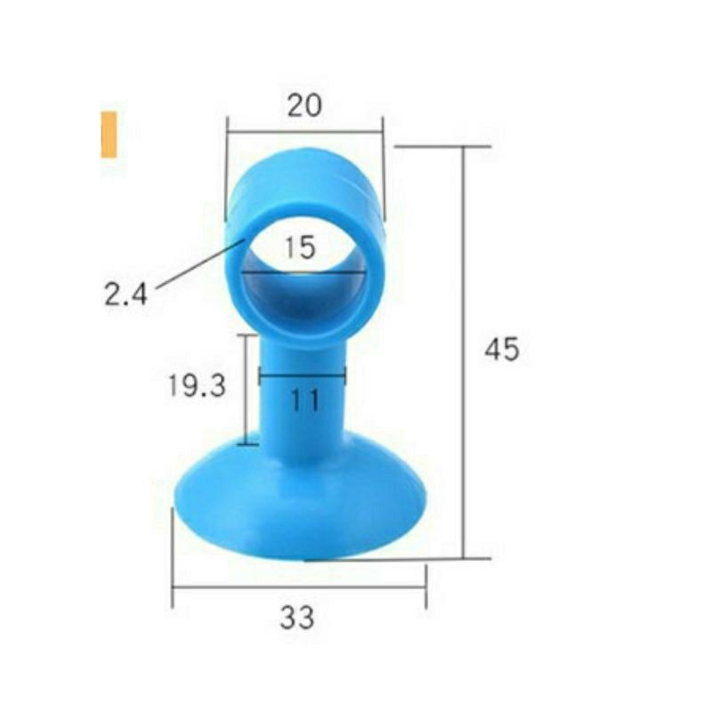 Nút cao su Chặn Tay Nắm Cửa Hút Tường Tránh Va Đập