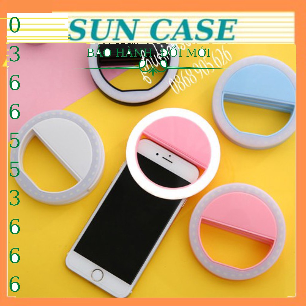 Đèn Selfie Ring light Cực sáng - Tặng kèm dây sạc - Dino Case