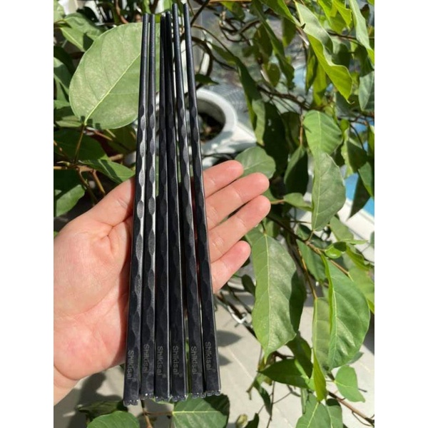 [ Hộp đen PREMIUM ] bộ 5 đôi đũa nhựa SHIKISAI Nhật Bản chịu nhiệt 200 độ - đũa chịu nhiệt kháng khuẩn chống ẩm mốc