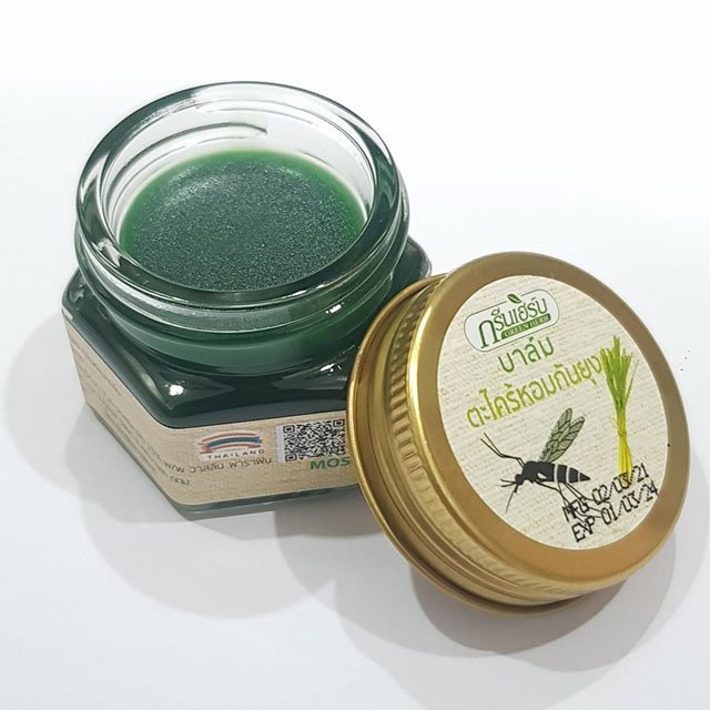 Dầu Cù Là Green Herb Muỗi Xả Chính Hãng Thái Lan 20gr