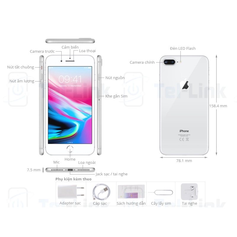 [✅HOT✅] iphone 8 Plus 64gb ✅Quốc Tế✅