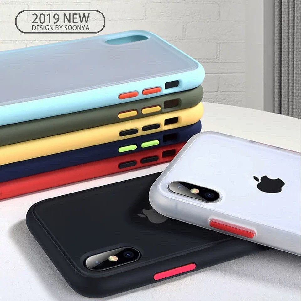 [Siêu Rẻ] Ốp Iphone Viền Màu Chống Sốc Full 8 Màu cho Iphone 6/6S đến 11ProMax - H Case | BigBuy360 - bigbuy360.vn